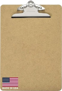 Officemate Recycled Wood Clipboard, 6 Inch Clip, 1 1 Count (Pack of 1), - Picture 1 of 8