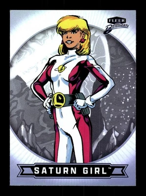 5-08-22 PWE . 2025 superman fleer brilliants #48 saturn girl . base (A) - Image 1 of 2