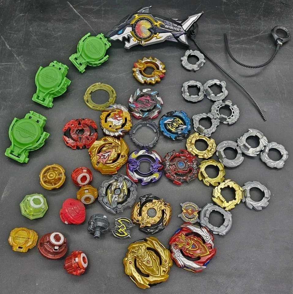 Beyblade Lot Launcher Extras Takara Tomy Burst Balance Requiem Shark - Image 1 of 4