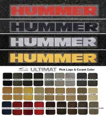 Lloyd Mats Ultimat Hummer H2 Hummer Logo Floor Mats (2003-2009) Foto 1 de 4