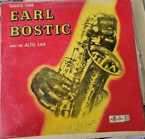 Dance Time Earl Bostic & His Alto Sax Vinyl LP Record King Records 395-525 - Picture 1 of 2