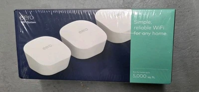 Eero Dual Band Mesh Wi Fi Network System 5000 sq ft 3 Pack Model J010311 - Image 1 of 4