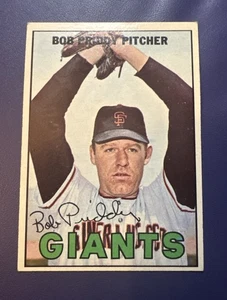 1967 TOPPS #26 BOB PRIDDY SAN FRANCISCO GIANTS PITCHER  *FREE SHIPPING* - Picture 1 of 2