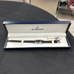 Authentic New Ladies Eterna Sahida 2610.41 Steel 13mm x 17mm Quartz Watch - Picture 1 of 4