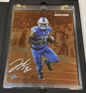 2024 Fanatics Under Wraps Emanate Jahmyr Gibbs Orange Auto 4/25 Detroit Lions - Picture 1 of 4