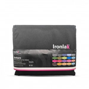Ironlak Strikers - Tri-Grip Brush Twin Marker Series 8 - Artist's Alcohol Ink - Picture 1 of 7