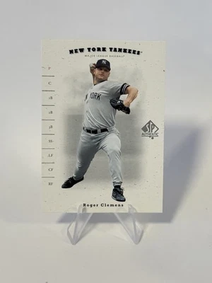 Roger Clemens—2001 Upper Deck SP Authentic - #38 New York Yankees. - Image 1 of 2