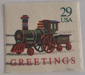 Scott #2719...29 Cent...Greetings/Locomotive..4 Stamps - Picture 1 of 1