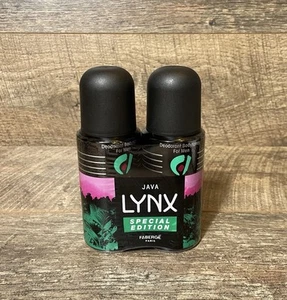 Vintage Lynx JAVA Special Edition Twin Pack Bodyspray NEW OLD STOCK RARE - Picture 1 of 2