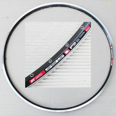 DT Swiss 535 Felge - 28" - 700C - 622x19 - 32 Loch - Ventilloch 8,5 mm - schwarz - Bild 1 von 4