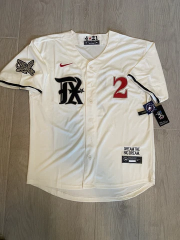 Texas Rangers City Connect Jersey Mens Large Cover