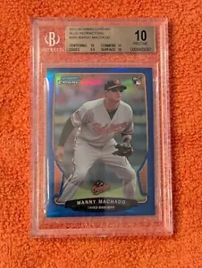2013 Bowman Chrome Blue Refractors Manny Machado #205 201 / 250 - Picture 1 of 2