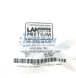 Corning Unicam SC MM 50um Pretium Glasfaser Stecker 95-050-41-X ~ STSI - Bild 1 von 3