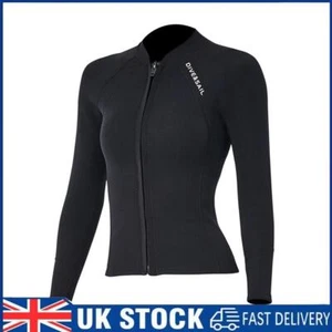 DIVE SAIL Women Diving Long Sleeve Jacket Snorkeling Surf Zip Tops (M) - Picture 1 of 12