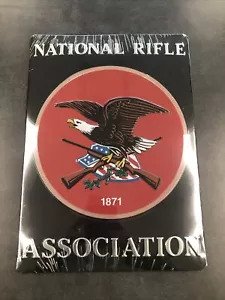 NRA Sign Freedom Eagle Guns Arms 3-D Cutout Retro USA Sign Display Ad 14” - Picture 1 of 9