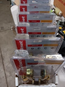 4 Kwikset deadbolts and knoblocks KEYED ALIKE!! Choose SC or DC deadbolts - Picture 1 of 3