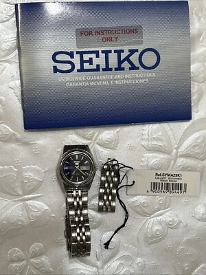 Seiko Cal 4207 Automatic Water Resistant Women’s Watch Silver Blue - Working - Image 1 of 4