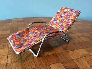 Gartenliege Liege Bodo Hennig Puppenstube Puppenhaus 1:12 dollhouse lounger - Bild 1 von 6