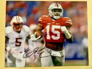 EZEKIEL ELLIOTT Autogramm handsigniertes Ohio State Buckeyes/Cowboys 8"x10" Foto mit Echtheitszertifikat - Bild 1 von 1
