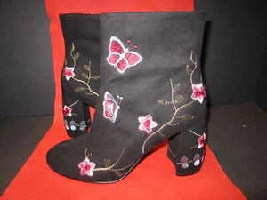 Anthroplogie Nanette Lepore Lilly Butterfly booties women's size 8 - Picture 1 of 10
