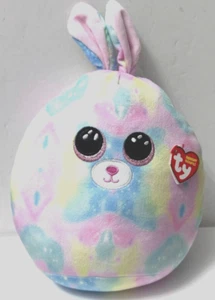 Cuscino peluche coniglietto pasquale collezione TY Floppity Rainbow, NUOVO CON ETICHETTE - Foto 1 di 3