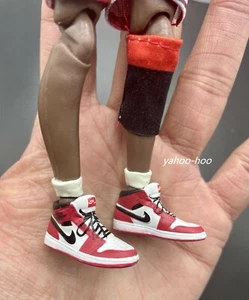 Zapatillas a escala 1/12 basadas en clavija para figura de acción masculina de 6"" muñeca - Imagen 1 de 2