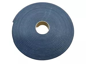 2" x 1/4" x 50' adhesive backed gasket Neoprene foam sponge roll expires 07/2051 - Picture 1 of 7