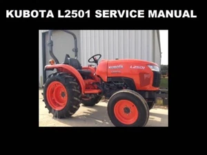 KUBOTA L2501 TRACTOR WORKSHOP MANUAL -440pg for L-2501 Service Tuning & Repair - Bild 1 von 5