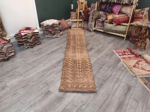 Tappeto runner turco vintage, 1,7 x 8,8 piedi fatto a mano tappeto vintage, tappeto runner, tappeti - Foto 1 di 10
