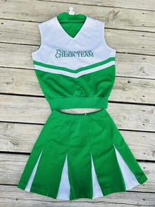 Pop Warner Cheerleading Halloween costume cosplay dress up Kids Medium Green - Picture 1 of 8