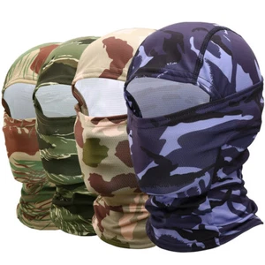 Tactical Balaclava Full Face Scarf Mask Head Cover Hiking Camo Military Sun Hat - Picture 1 of 58