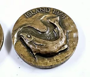 ISLAND 1974 | NYBORG A/S NORDISK KUNSTMEDALJE SERIE | DEN 1/5 74 | FINLAND - Picture 1 of 21