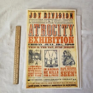 Joy Division Atrocity Exhibition Retro Circus Medieval Torture Poster 11x17 - Picture 1 of 2