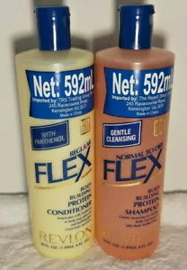 Revlon Flex Shampoo Normal & Conditioner 592ml Bottles Brand New Free Post - Picture 1 of 2