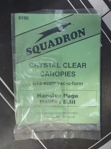 SQUADRON 1/72 TOLDOS CRISTALINOS #9190 - HANDLEY PAGE HALIFAX BIII - Imagen 1 de 2