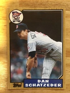 1987 Topps Dan Schatzeder Custom Card That Never Were Minnesota Twins WS Champs - Picture 1 of 2