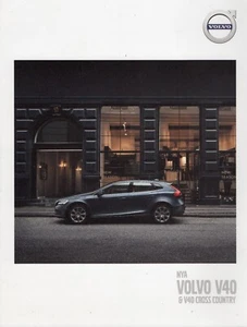 2 Swedish Volvo Brochures V40/V40 Cross Country 2017 & V90 2016 Plus UK Range - Picture 1 of 2