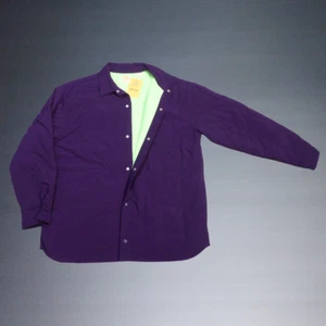 LEVIS GOLD TAB NYLON JACKSON WORKER OVERSHIRT PURPLE/MINT GREEN ADULT SIZE M NWT - Picture 1 of 4