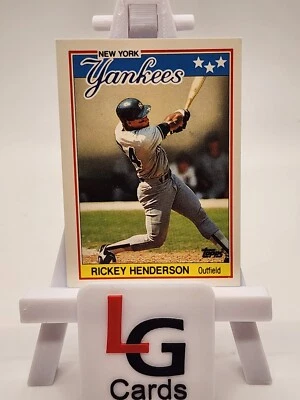 1988 Topps mini Rickey Henderson #31 - Image 1 of 2