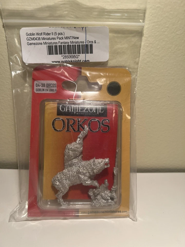 Gamezone Fantasy Mini 28mm Goblin Wolf Rider II Pack Nuevo Precintado Foto 1 de 1