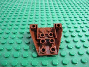 LEGO Old Brown Wedge 4x4 Triple Conexiones Invertidas Btwn 2 Tachuelas 4101 #4855 - Imagen 1 de 1