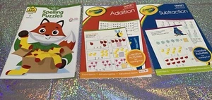 Grade 1 Practice Workbooks Lot of 3 Resources Spelling Addition Subtraction NEW - Picture 1 of 13