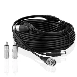 BNC DC Videokabel Stromkabel Für CCTV DVR Überwachungskamera BNC RCA Schnur DVR - Afbeelding 1 van 7