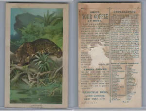 K1 Arbuckle Coffee, Animals, 1890, #5 Jaguar - Picture 1 of 1