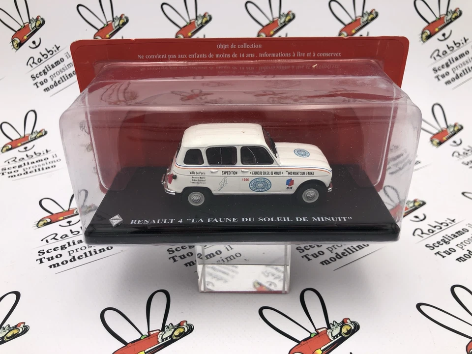 DIE CAST " RENAULT 4 LA FAURE DU SOLEIL DE MINUTI " RENAULT 4L SCALA 1/43 - Immagine 1 di 3