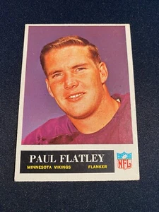 1965 PHILADELPHIA FOOTBALL #106 PAUL FLATLEY!! $1 SHIPPING! - Picture 1 of 2