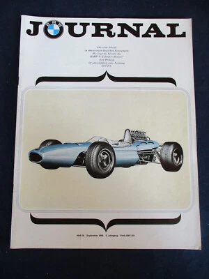 BMW Journal 19/1966 2000CS Alex v. Falkenhausen Hans Herrmann Dornier Delphin - Изображение 1 из 4