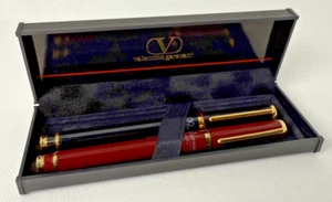 Valentino Garavani 14K Goldfeder Füllfederhalter & Kugelschreiber Set verpackt - Bild 1 von 16