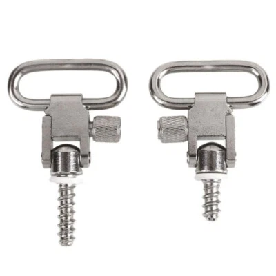 2PCs Tactical QD Stainless Steel Sling Swivel Stud for Rifle Gun Slings Mount - Image 1 of 4