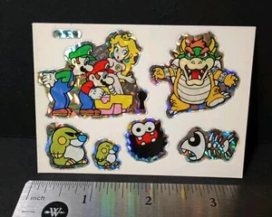 Adesivi Vintage Nintendo Mario Bros Bowser Prisma Distributore Automatico Sticker PVI - Foto 1 di 5